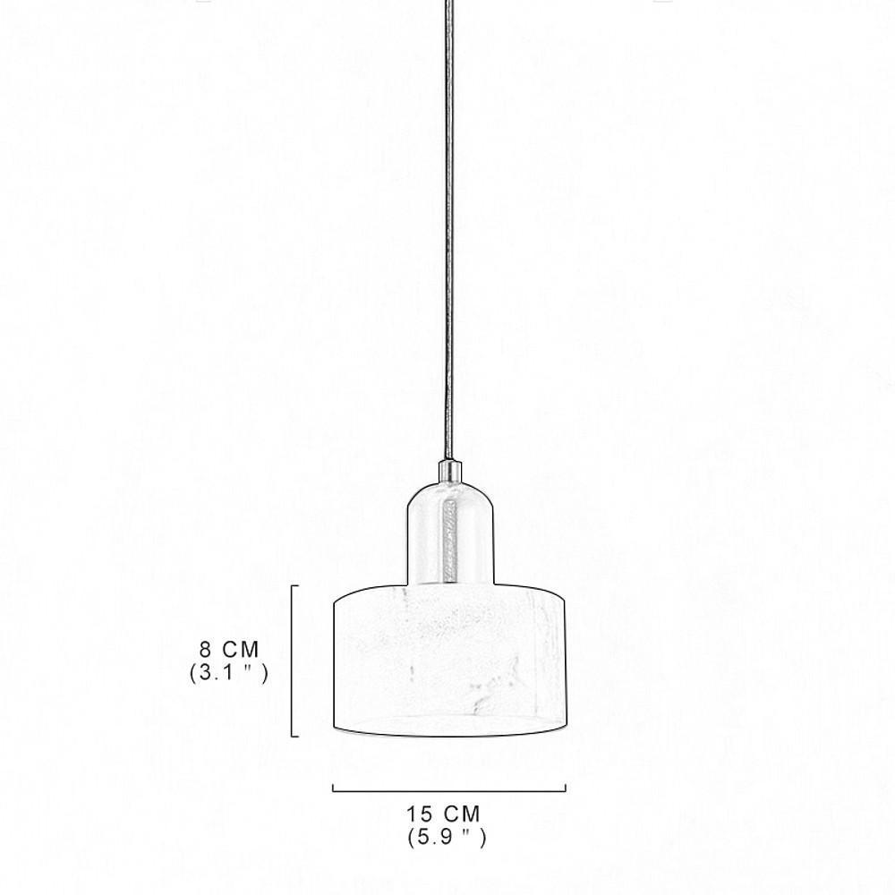 Nordic Ceramic Pendant Lighting Marble Metal Ceiling Light