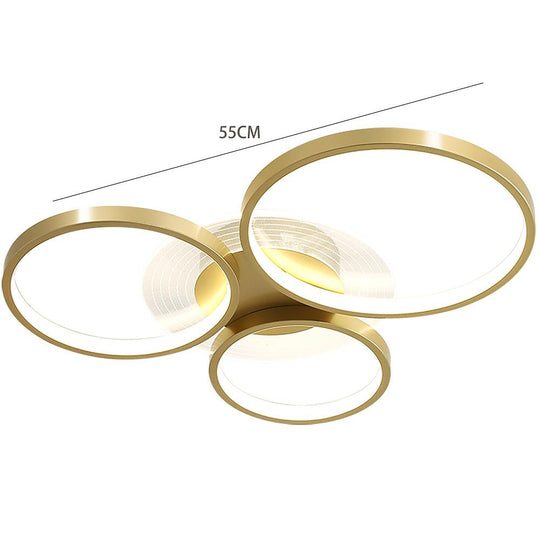 Circles LED Nordic Flush Mount Ceiling Light