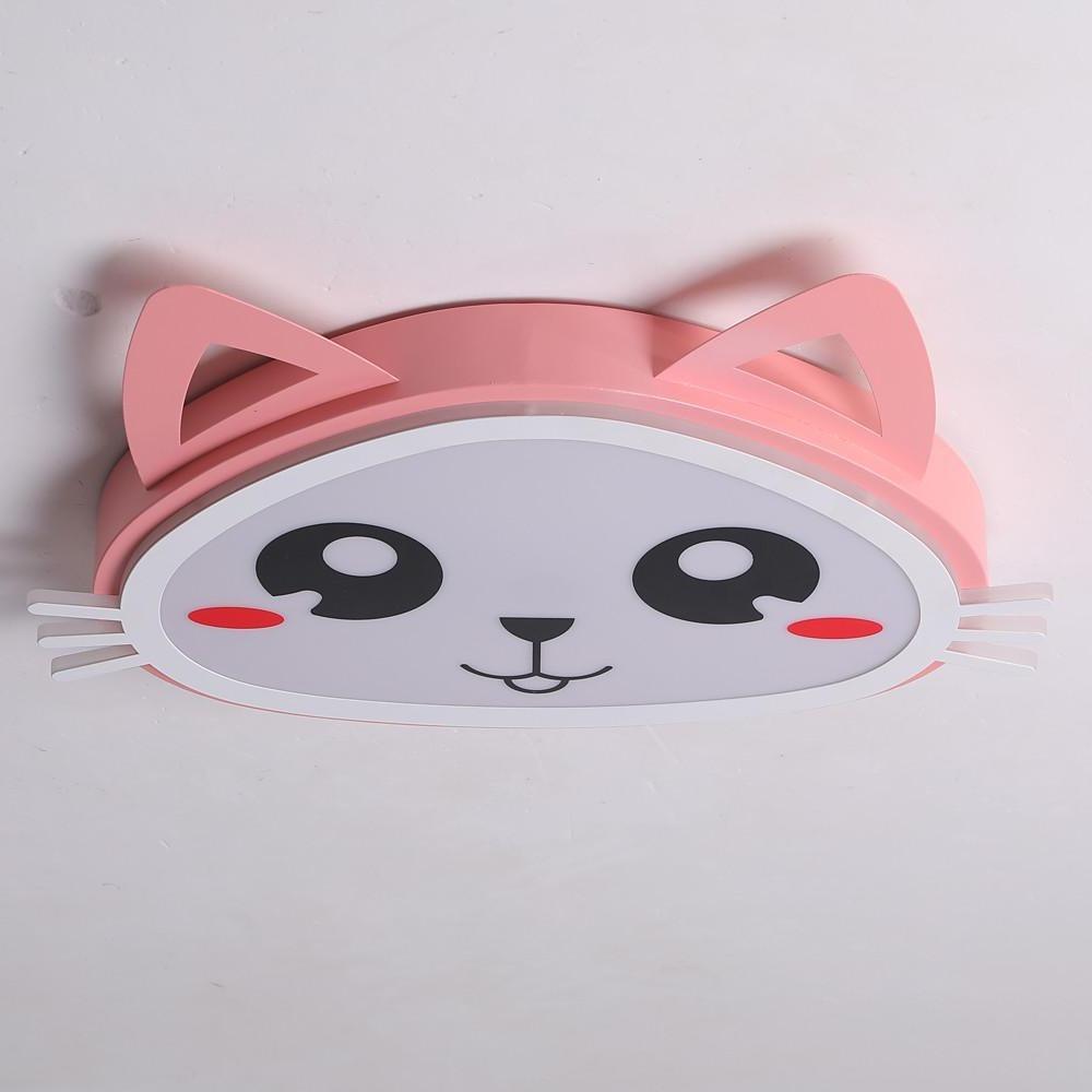 Kitten Bedroom Flush Mount LED Kids Ceiling Light