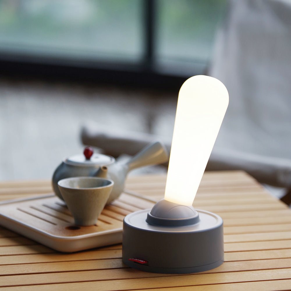 Portable USB Bedside Desk Night Light with Modern Toggle Switch – Warm White LED Ambient Lamp