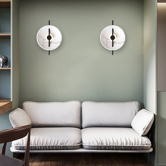 Postmodern Marble LED Wall Sconce