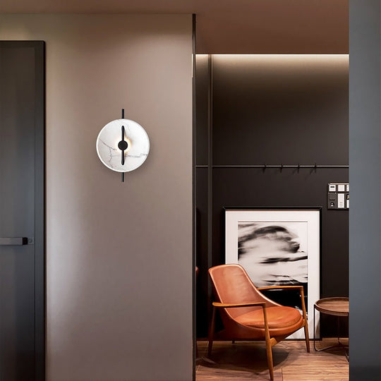 Postmodern Marble LED Wall Sconce