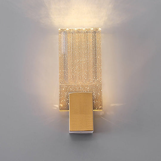 Postmodern Minimalist LED Crystal Wall Sconce