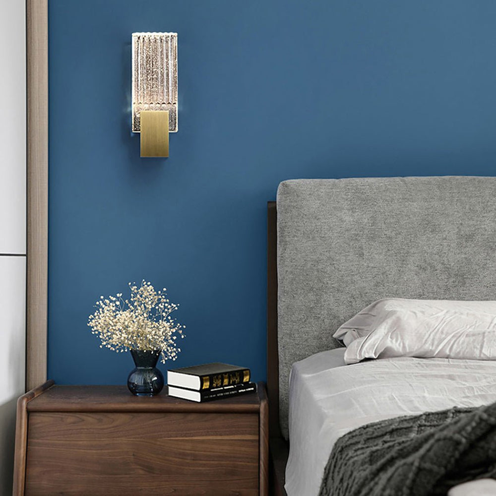 Postmodern Minimalist LED Crystal Wall Sconce