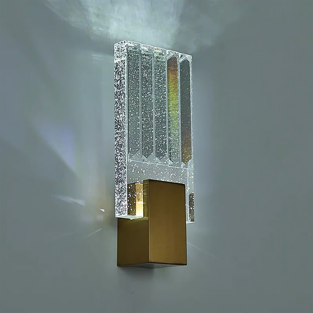 Postmodern Minimalist LED Crystal Wall Sconce