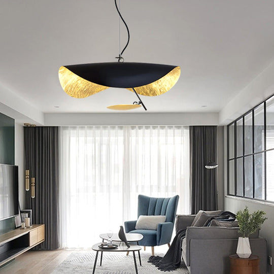 Postmodern Nordic Creative Flying Saucer Single Head Chandelier