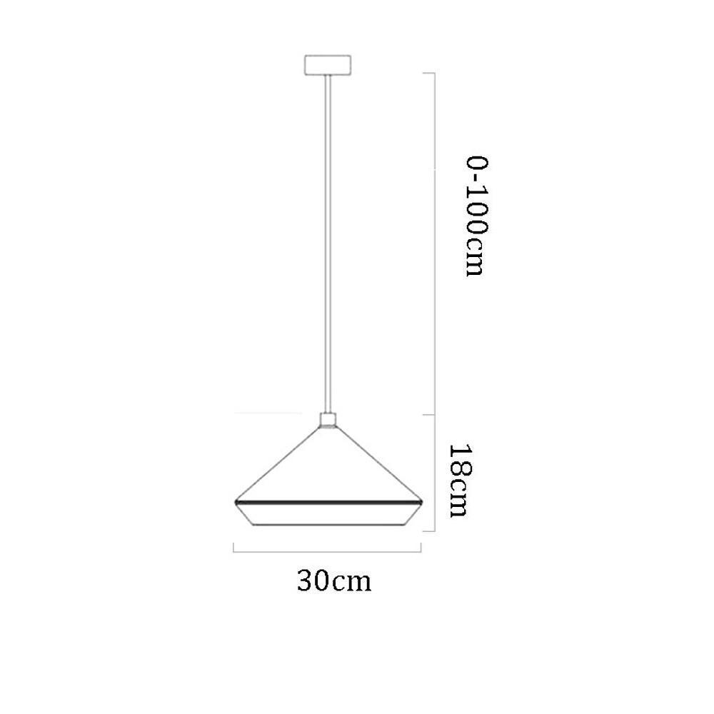 Creative Conical Dome Design Modern Pendant Light Hanging Ceiling Lamp
