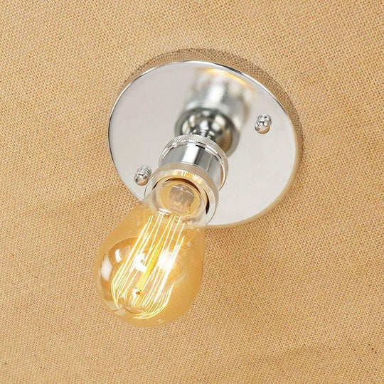 5'' Mini-Style Rustic LED Retro Flush Mount Lighting Ceiling Light