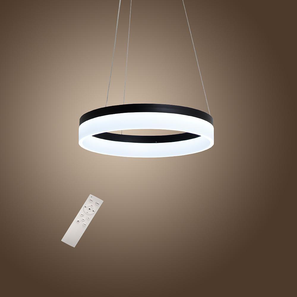 Circular Contemporary – Aluminum Acrylic LED Pendant Ceiling Light