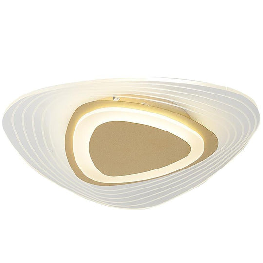 Geometric Shaped Nordic LED Semi-Flush Mount Ceiling Light