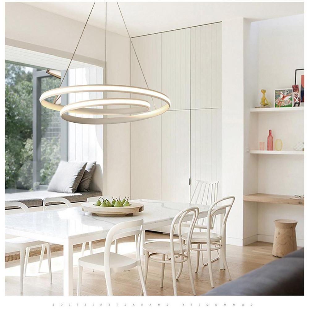 Circular Aluminum LED Chandelier Pendant Light
