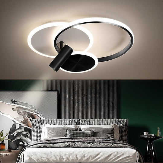 Circles Spotlights Modern LED Flush Mount Ceiling Light