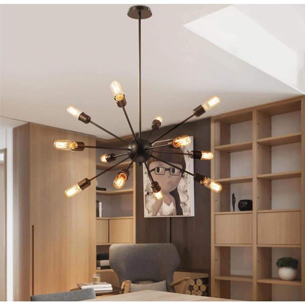 Cluster Sputnik Chandelier – Mid-Century 18-Bulb Design