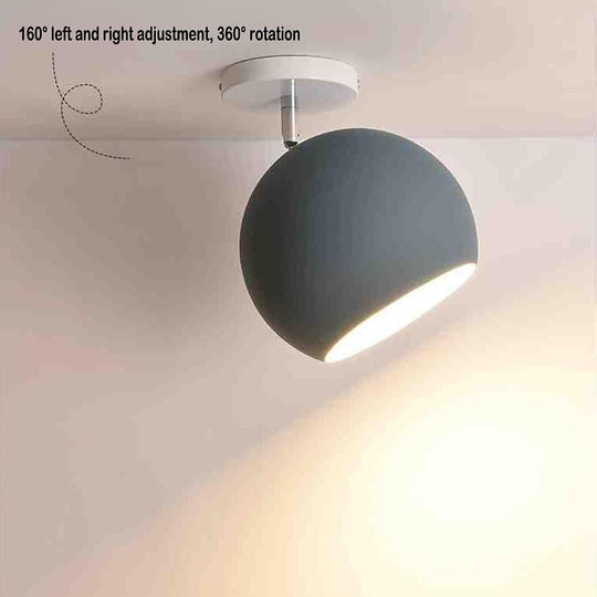 3 Overlapping Ovals LED Ceiling Light Flush Mount