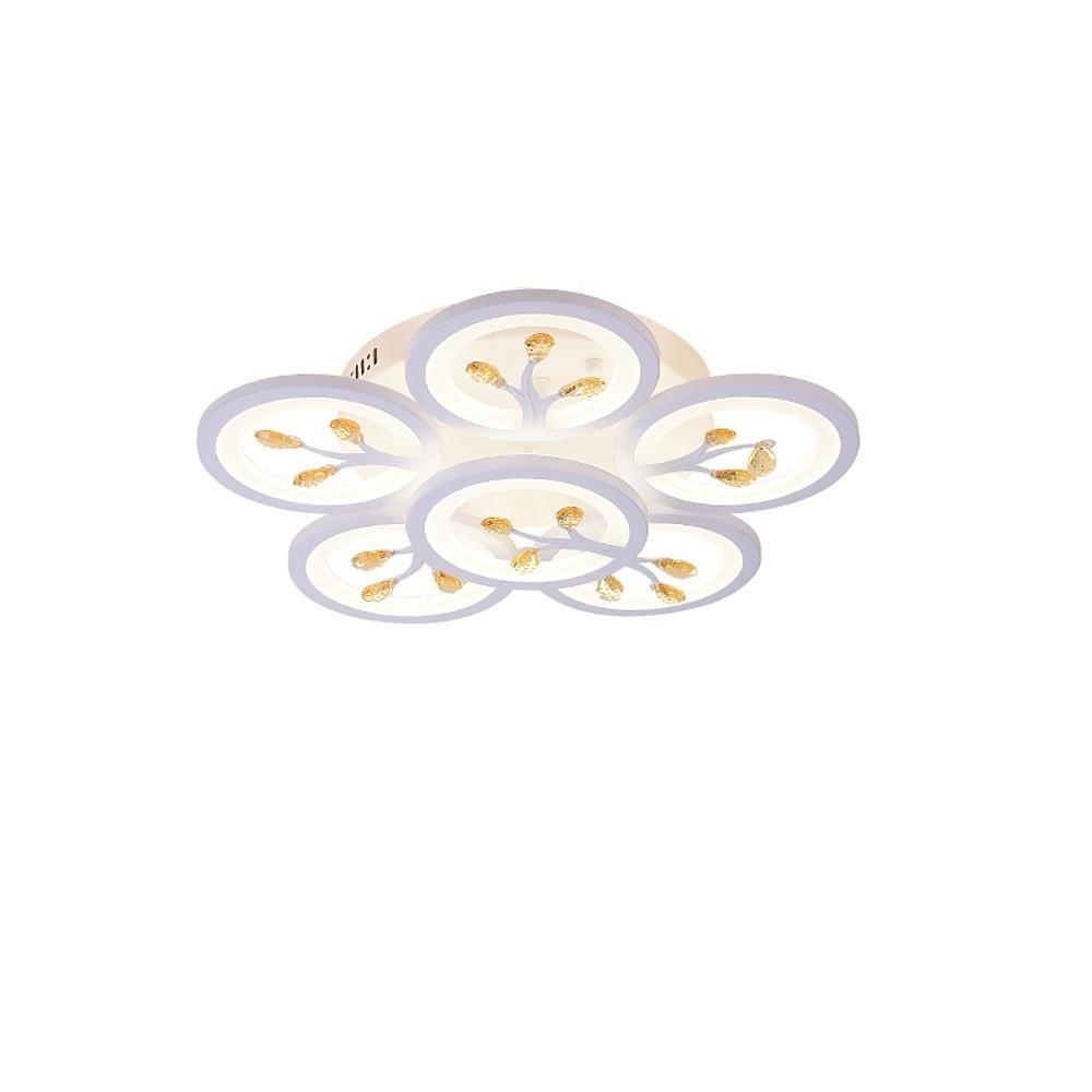 16 Lights Flower Dimmable LED White Nordic Ceiling Light – Flush Mount