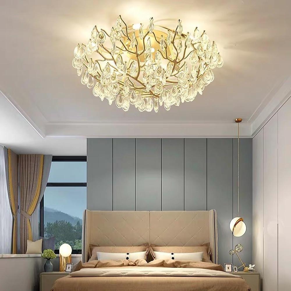 Firefly Sputnik LED Flush Mount Chandelier