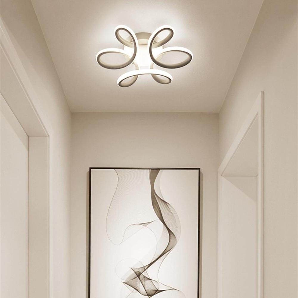 Waves Flower LED Modern Flush Mount Ceiling Light