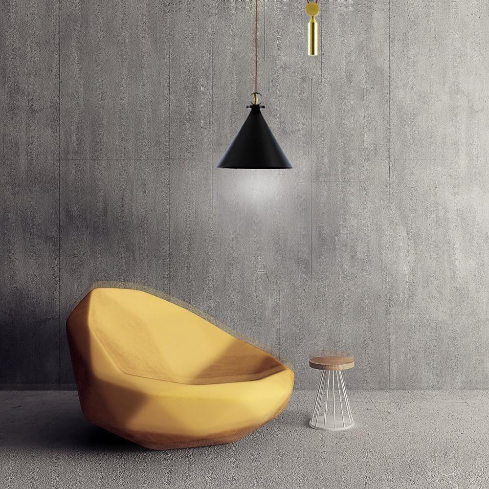 Electroplated Metal Conical Adjustable Linear LED Pendant Light
