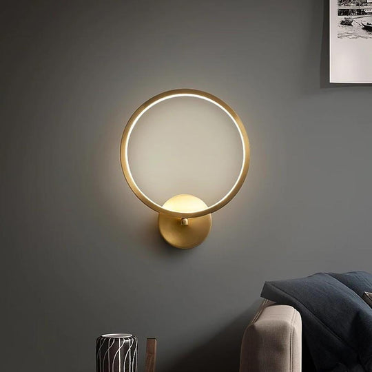 Three Light Copper LED Flush Mount Ceiling Light