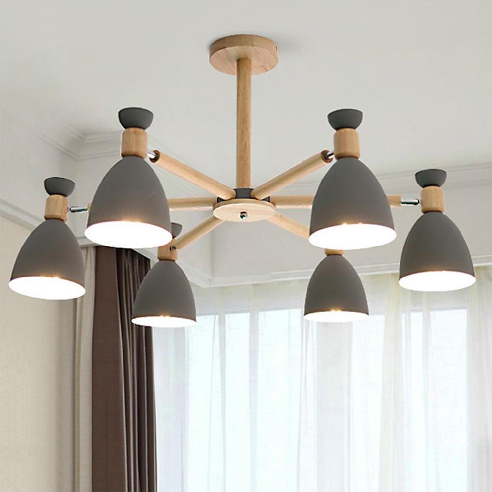6-Light LED Nordic Pendant Lighting Chandelier – Hanging Ceiling Lights