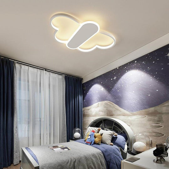 Cartoon Butterflies Shaped LED Dimmable Ceiling Light – With Remote Control
