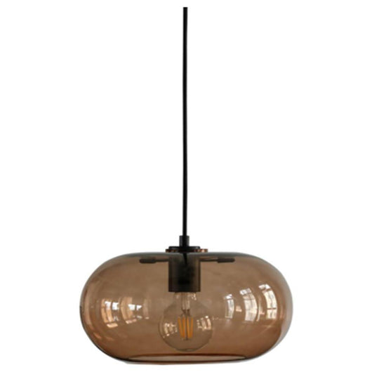 Elongated Globe Glass LED Nordic Pendant Light
