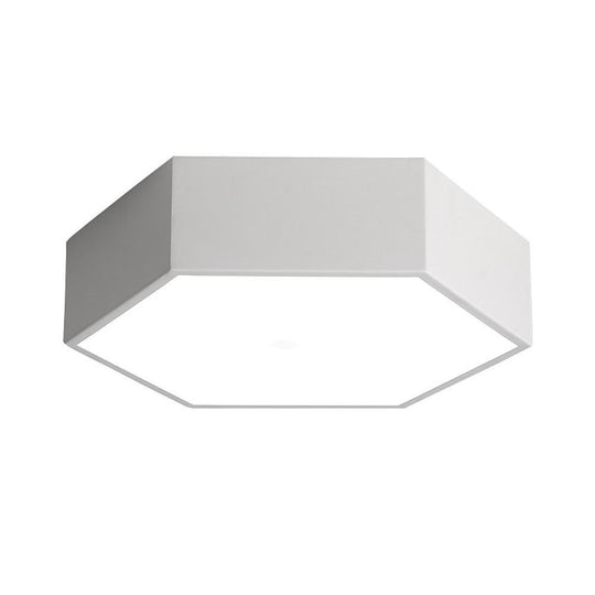 Geometric Shaped LED Wireless Control Modern Ceiling Light – Flush Mount Design