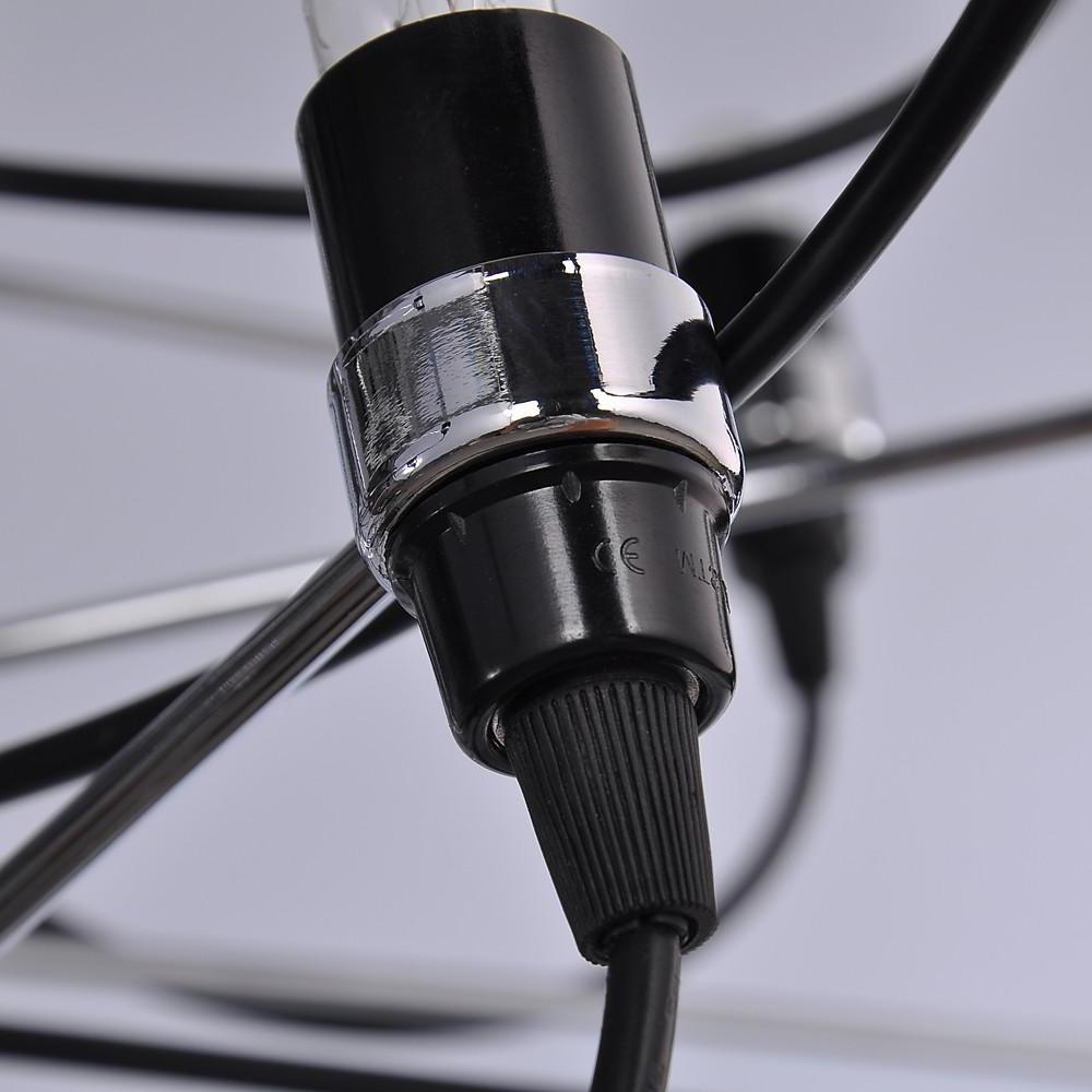 Creative 50-Light Electroplated Candlestick Chandelier