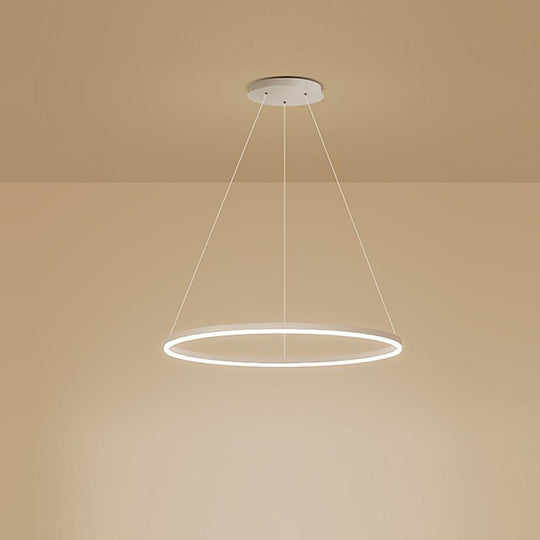 Circle LED Modern Chandelier Pendant Light