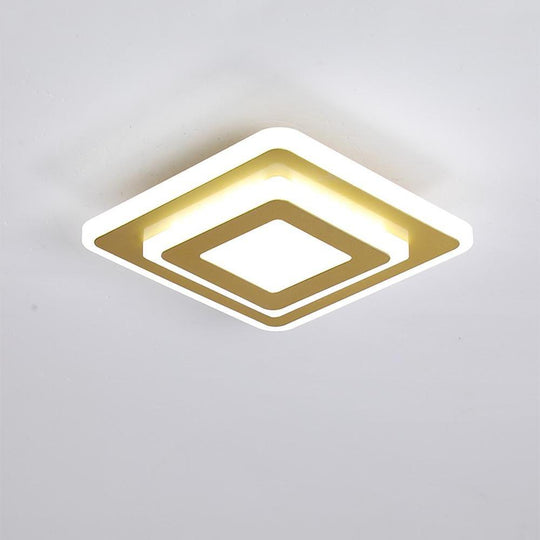 Multi Square LED Flush Mount Ceiling Light for Hallway or Entryway