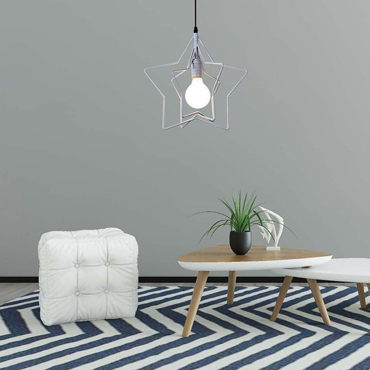 Multiple Star Shaped LED Modern Pendant Light