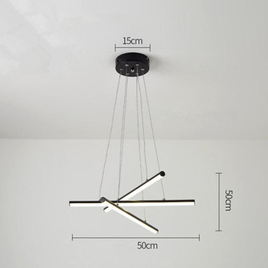 3 Piece LED Bar Lights Modern Chandelier Hanging Lamp