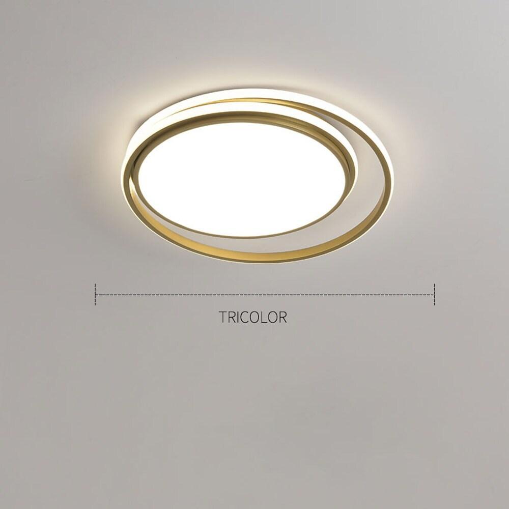 Circular Modern Acrylic LED Flush Mount Ceiling Light
