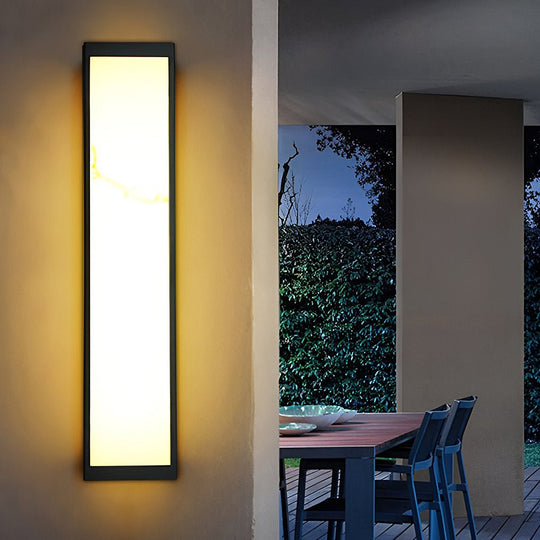 Rectangle Outdoor Wall Lights LED Wall Sconce Lighting Wall Mounted Lights