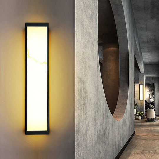 Rectangle Outdoor Wall Lights LED Wall Sconce Lighting Wall Mounted Lights