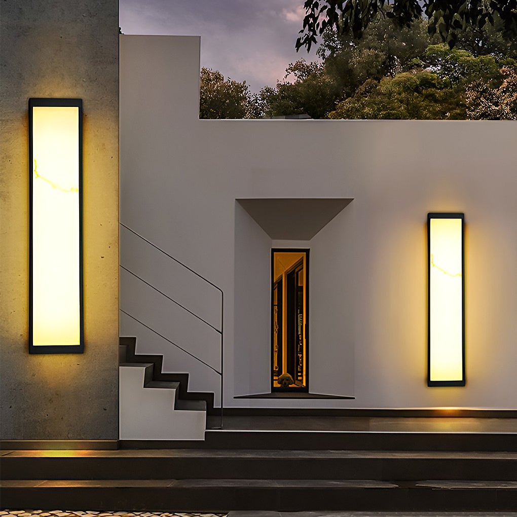Rectangle Outdoor Wall Lights LED Wall Sconce Lighting Wall Mounted Lights