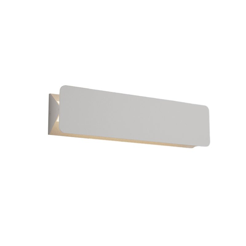 Rectangular Metal Creative LED White Modern Wall Lamp