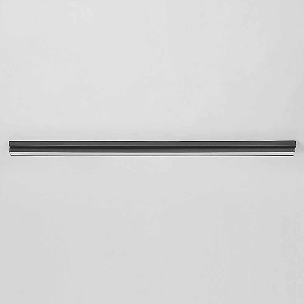 31" Long LED Linear Flush Mount Ceiling Light – Black Aluminum