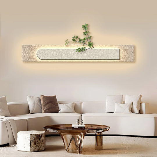 Rectangular 3D Sandstone USB Remote LED Wall Lamp Painting