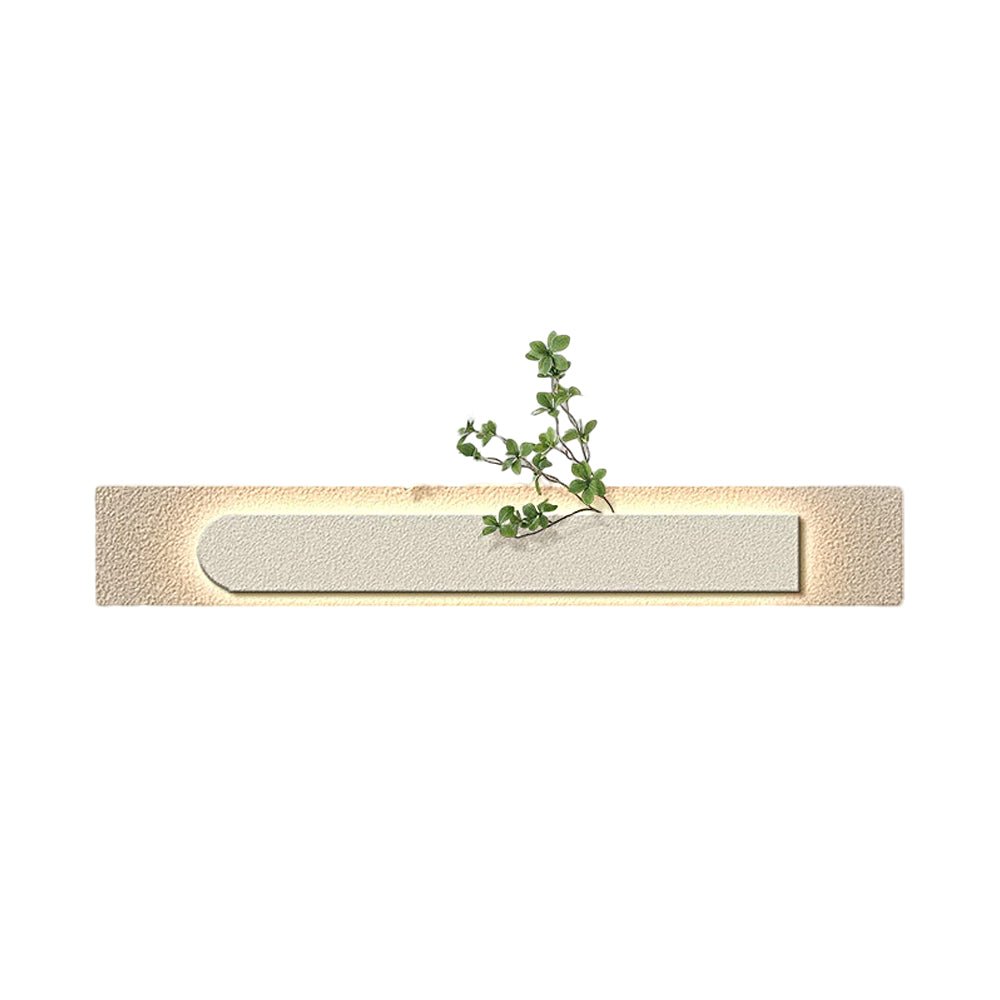 Rectangular 3D Sandstone USB Remote LED Wall Lamp Painting