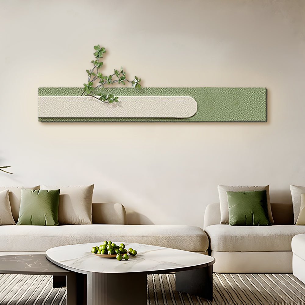 Rectangular 3D Sandstone USB Remote LED Wall Lamp Painting