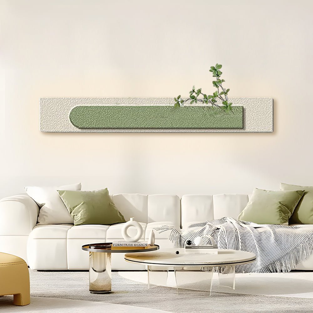 Rectangular 3D Sandstone USB Remote LED Wall Lamp Painting