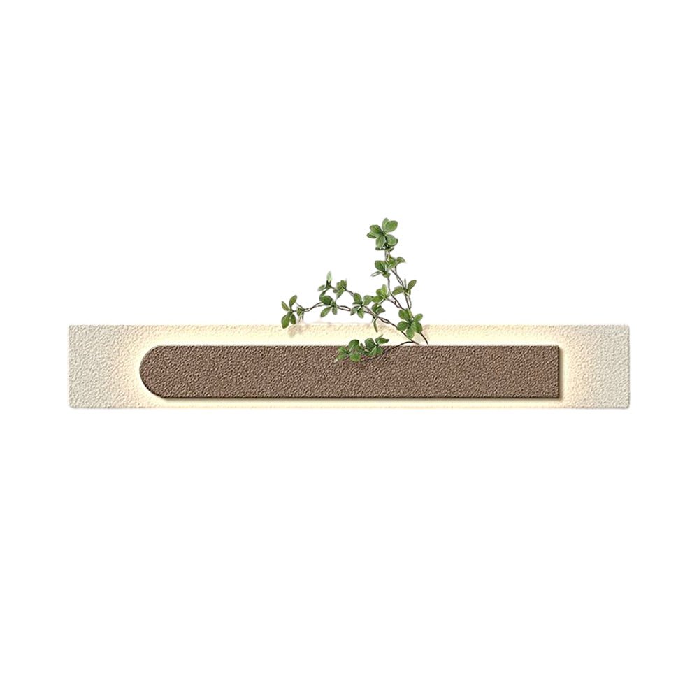 Rectangular 3D Sandstone USB Remote LED Wall Lamp Painting