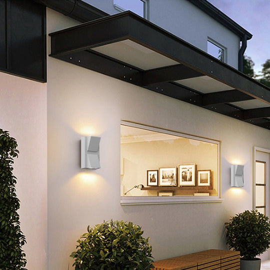 Rectangular Up & Down Lighting LED Modern Wall Lamp