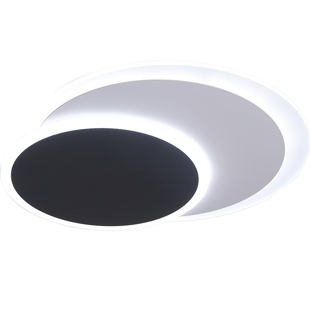 2 Circle Metal LED Flush Mount Ceiling Light – Living Room