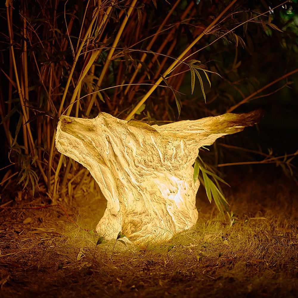 Resin Simulation Tree Stump Outdoor LED Landscape Light