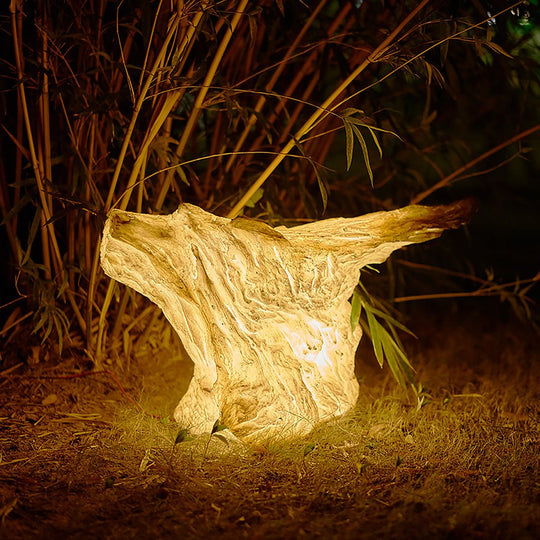 Resin Simulation Tree Stump Outdoor LED Landscape Light