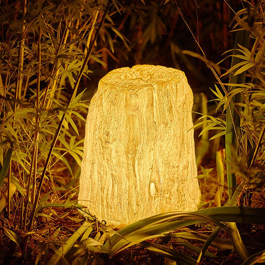 Resin Simulation Tree Stump Outdoor LED Landscape Light