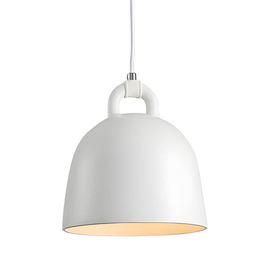 Resin Semicircle Bell Minimalist Nordic Pendant Light