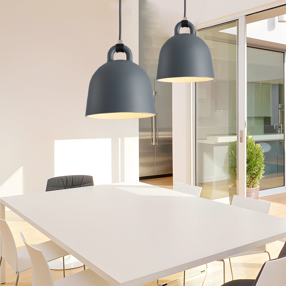 Resin Semicircle Bell Minimalist Nordic Pendant Light